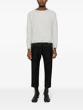 Random Identities crystal-embellished wool-blend jumper