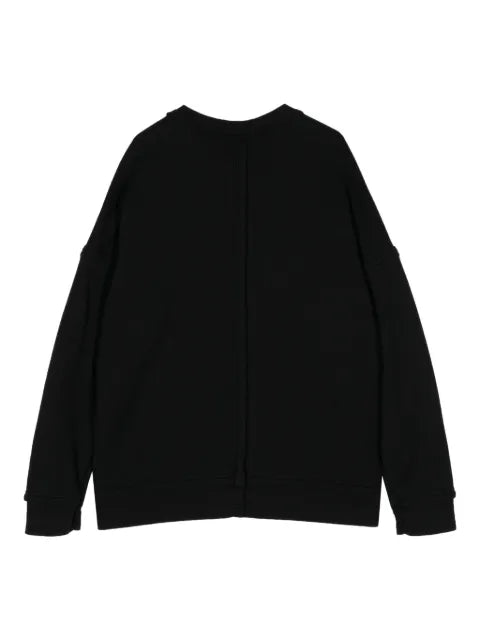 Undercover slogan-embroidered drop-shoulder sweatshirt
