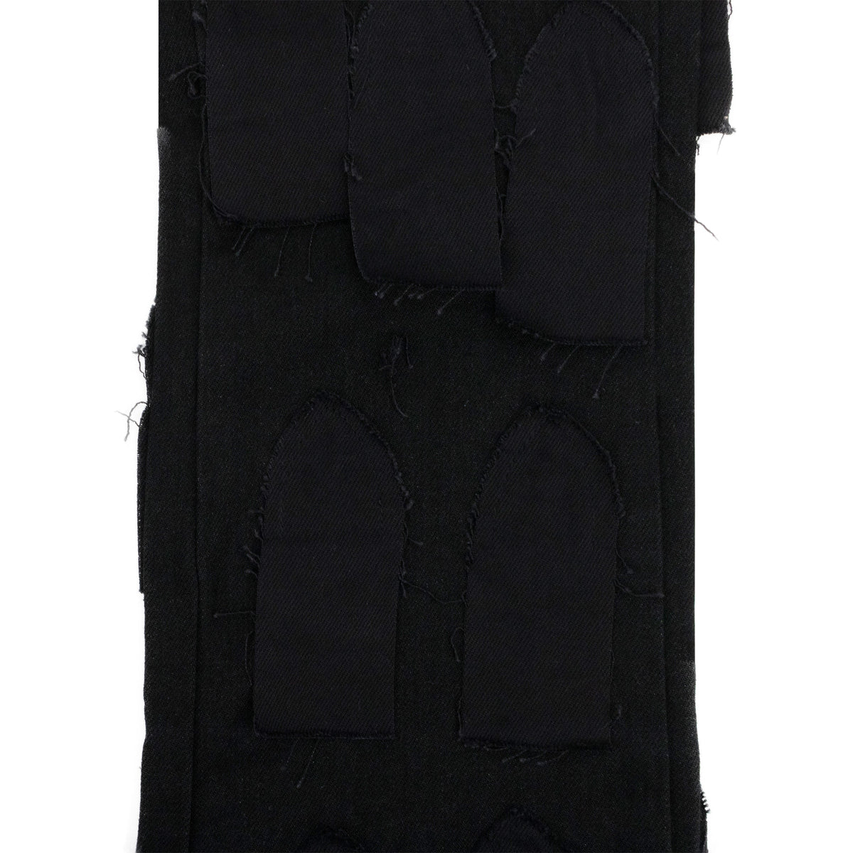 BLACK FLYAWAY STRAIGHT-FIT JEANS