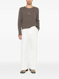 Second/Layer Weezur raw-edge sweater
