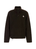 Moncler logo-patch high-neck sweater