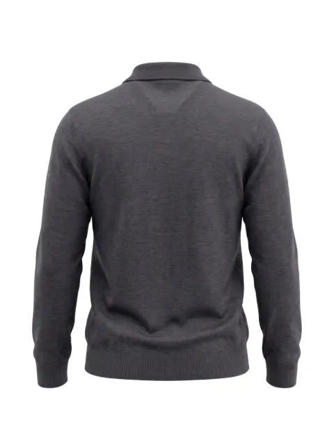 Altea fine-knit polo-collar sweater
