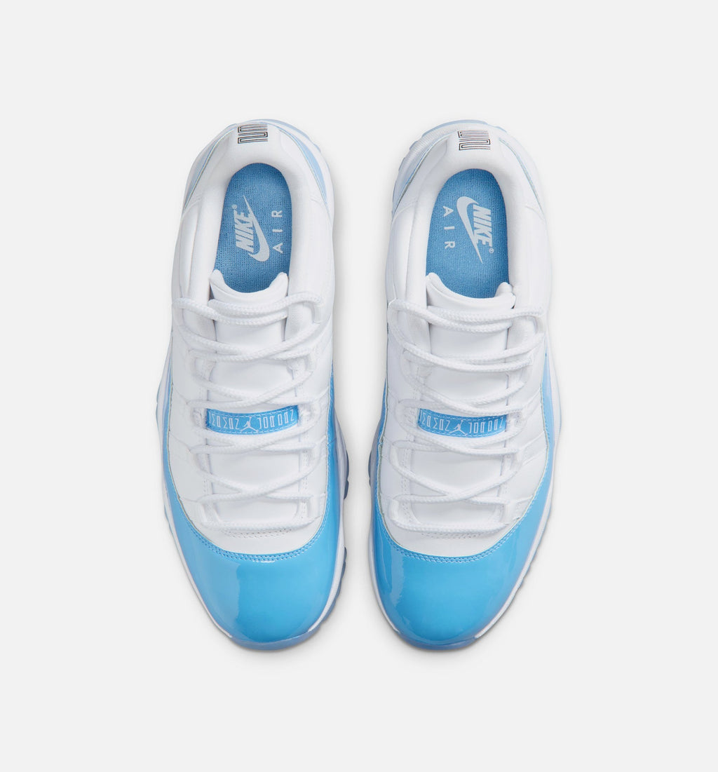 Air Jordan 11 Retro Low University Blue Men's Lifestyle Shoes - White/University Blue/Black