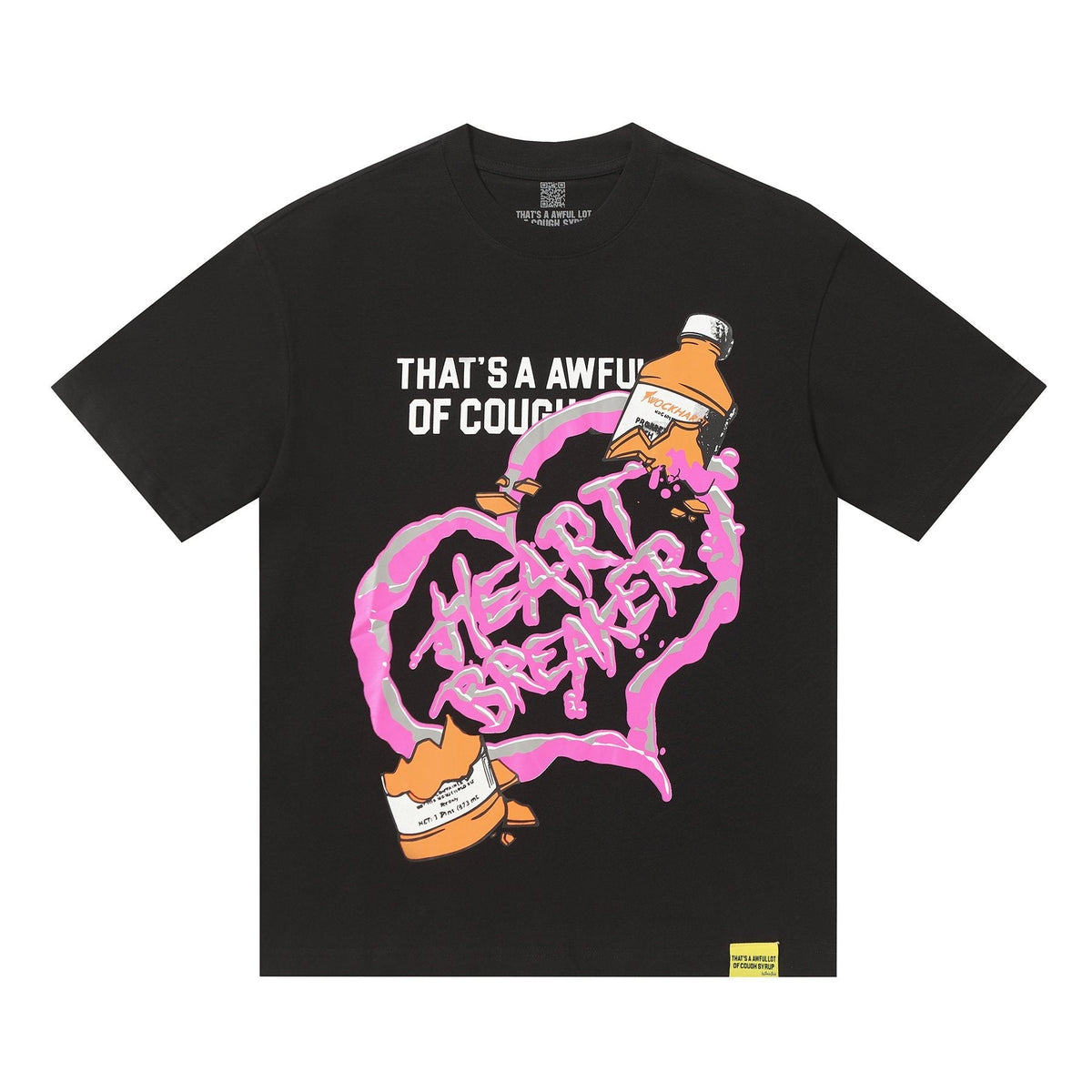 THAT'S A AWFUL LOT OF COUGH SYRUP Front & Back Graphic Short-Sleeve T-Shirt