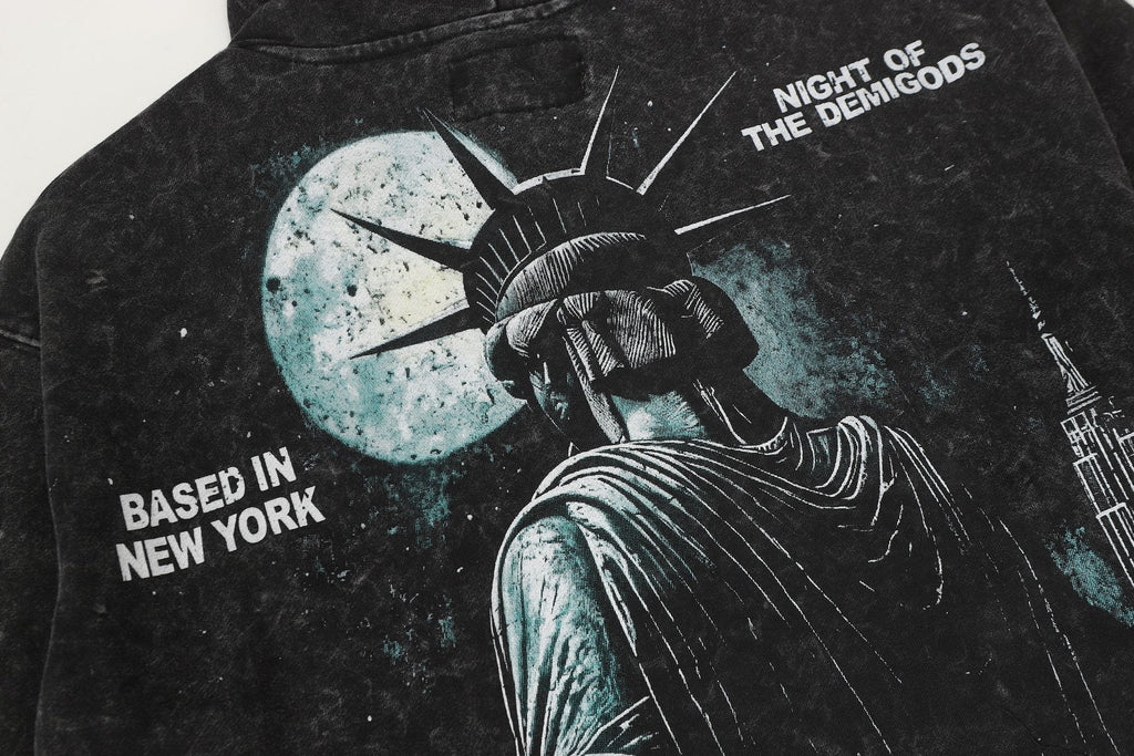 Godspeed Statue of Liberty Graphic Hoodie